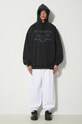 VETEMENTS sweatshirt Paris Logo Hoodie UE64HD220B black SS24