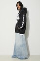 VETEMENTS sweatshirt Double Anarchy Hoodie UE64HD700BW black SS24