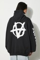Oblečení Mikina VETEMENTS Double Anarchy Hoodie UE64HD700BW černá