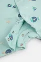 голубой Хлопковый ромпер для младенцев Coccodrillo