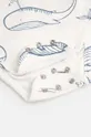 biały Coccodrillo body bawełniane niemowlęce
