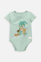 Coccodrillo body bawełniane niemowlęce zielony WC4412701USB