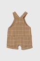 Kojenecký plátěný overal United Colors of Benetton 45Q1AT00U.W.Seasonal hnědá SS24