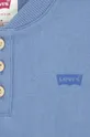 голубой Ромпер для младенцев Levi's LVN SS HENLEY COVERALL
