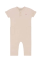 narancssárga Levi's baba kezeslábas LVN SS HENLEY COVERALL Fiú