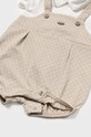Chłopiec Mayoral Newborn rampers bawełniany niemowlęcy 1616.1C.Newborn.PPYH beżowy