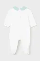 Φόρμες με φουφούλα μωρού Mayoral Newborn λευκό