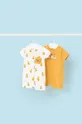 żółty Mayoral Newborn rampers niemowlęcy 2-pack Chłopięcy