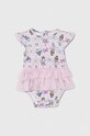 Guess body bawełniane niemowlęce Produkt niemowlęcy różowy S4RG11.KA6W4.PPYH