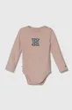 рожевий Боді для немовлят Tommy Hilfiger 3-pack