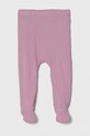 Βαμβακερή βρεφική φόρμα United Colors of Benetton 2-pack 3FMG0F007.W.Seasonal ροζ SS24