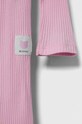 Fete United Colors of Benetton salopeta din bumbac pentru bebelusi 3FMG0T01H.W.Seasonal roz