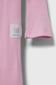 Dziewczynka United Colors of Benetton pajacyk niemowlęcy bawełniany 3FMG0T01H.W.Seasonal różowy