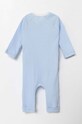 Хлопковый комбинезон для младенцев United Colors of Benetton 3FMG0T01H.W.Seasonal голубой SS24