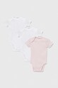 United Colors of Benetton body din bumbac pentru bebelusi 3-pack Produs pentru bebe roz 3GI70B079.W.Repropose