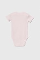 United Colors of Benetton body din bumbac pentru bebelusi 3-pack 3GI70B079.W.Repropose roz