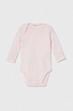 United Colors of Benetton body din bumbac pentru bebelusi 3GI70B089.W.Repropose roz SS24