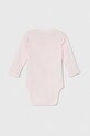 United Colors of Benetton body din bumbac pentru bebelusi 3GI70B089.W.Repropose roz