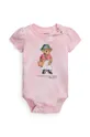 ροζ Βαμβακερά φορμάκια για μωρά Polo Ralph Lauren Για κορίτσια
