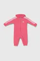 розовый Детские полузунки adidas Originals Для девочек