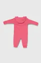 Φόρμες με φουφούλα μωρού adidas Originals ροζ