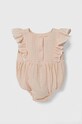 Dziewczynka Jamiks body bawełniane niemowlęce BISZA.org.Rame.JLG011.G pomarańczowy