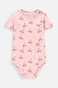 Coccodrillo body bawełniane niemowlęce różowy WC4412204UFG