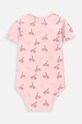 Coccodrillo body bawełniane niemowlęce WC4412204UFG różowy SS24
