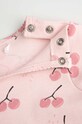 Dziewczynka Coccodrillo body bawełniane niemowlęce WC4412204UFG różowy
