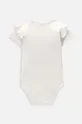 Coccodrillo body bawełniane niemowlęce beżowy