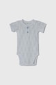 United Colors of Benetton body bawełniane niemowlęce 2-pack 34KE0B00O.W.Seasonal niebieski SS24