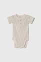 Fete United Colors of Benetton body din bumbac pentru bebelusi 2-pack 34KE0B00O.W.Seasonal albastru