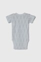 United Colors of Benetton body din bumbac pentru bebelusi 2-pack albastru 34KE0B00O.W.Seasonal