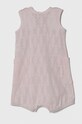 Хлопковый ромпер для младенцев United Colors of Benetton 34KE0T01P.W.Seasonal розовый SS24