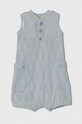 United Colors of Benetton rampers bawełniany niemowlęcy Produkt niemowlęcy niebieski 34KE0T01P.W.Seasonal