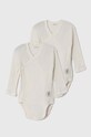 United Colors of Benetton body bawełniane niemowlęce 2-pack Produkt niemowlęcy beżowy 3FMG0B00K.W.Seasonal