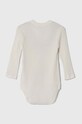 Dziewczynka United Colors of Benetton body bawełniane niemowlęce 2-pack 3FMG0B00K.W.Seasonal beżowy