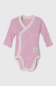 Dziewczynka United Colors of Benetton body bawełniane niemowlęce 2-pack 3FMG0B00K.W.Seasonal różowy