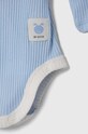United Colors of Benetton body bawełniane niemowlęce 2-pack niebieski 3FMG0B00K.W.Seasonal