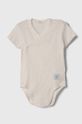 Fete United Colors of Benetton body din bumbac pentru bebelusi 2-pack 3FMG0B00L.W.Seasonal albastru