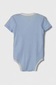 Детское боди из хлопка United Colors of Benetton 2 шт голубой 3FMG0B00L.W.Seasonal