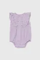 фиолетовой Ромпер для младенцев United Colors of Benetton Для девочек