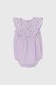 Βρεφικά φορμάκια United Colors of Benetton 3FYKAB00K.W.Seasonal μωβ SS24