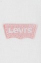 Девочка Детское боди из хлопка Levi's LVG 3PK BOW BODYSUIT SET 3 шт 1EK337 розовый