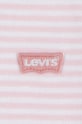 Levi's pamut baba body LVG 3PK BOW BODYSUIT SET 3 db 1EK337 rózsaszín