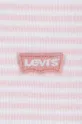 Levi's body bawełniane niemowlęce LVG 3PK BOW BODYSUIT SET 3-pack Dziewczęcy