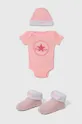 розовый Боди для младенцев Converse Для девочек