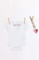 Tartine et Chocolat body din bumbac pentru bebelusi alb TY11021.53.74
