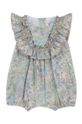 Бавовняний ромпер для немовлят Tartine et Chocolat TY33020.80 бірюзовий SS24