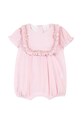 Хлопковый ромпер для младенцев Tartine et Chocolat TY33130.80 розовый SS24